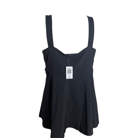 NWT Torrid Peplum Crepe Zip-Front Top 3 3X 22-24 - Picture 7 of 8